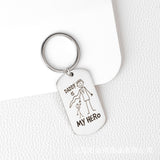 Father’s day keyring son and father