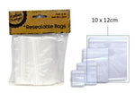 PACK OF 50 10*12CM RESEALABLE BAGS