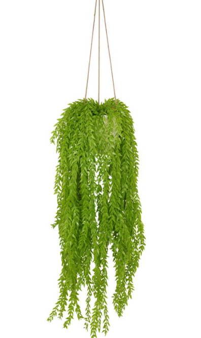 bright green hanging plant 100CM LIGHT GREEN HANGING PLANT IN POT