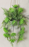 90CM HANGING SUCCULENT PLANT / WHITE POT