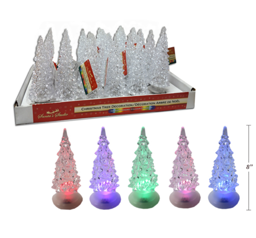 XMS TREE LED COLOR CHANGING 18.73CM CARGO DEPOT